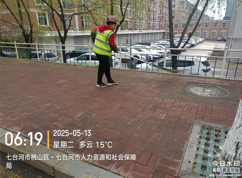 七臺河大學文華路招聘環衛工人
